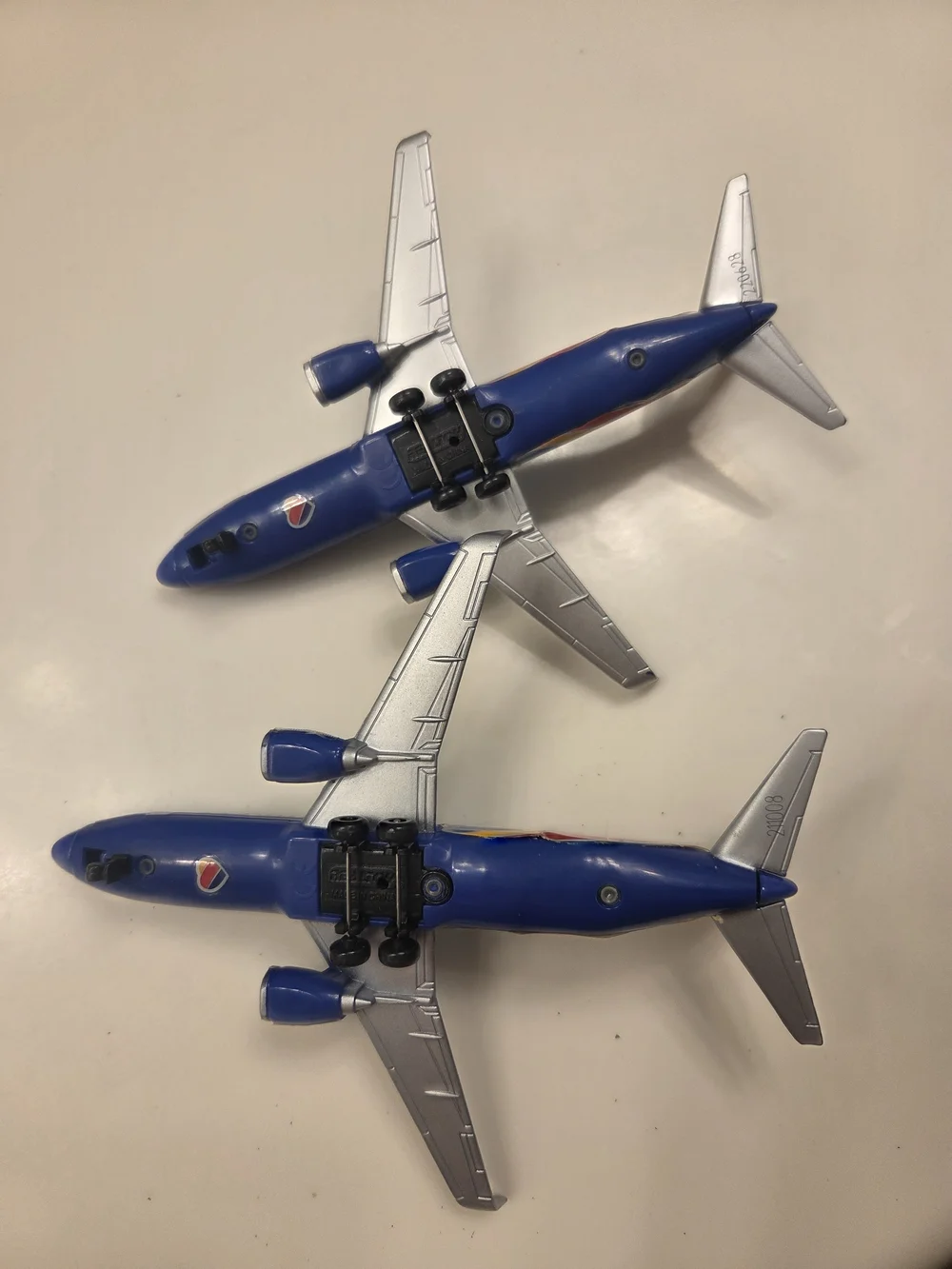 Southwest Blue Die-Cast Toy Airplane - Set of 2